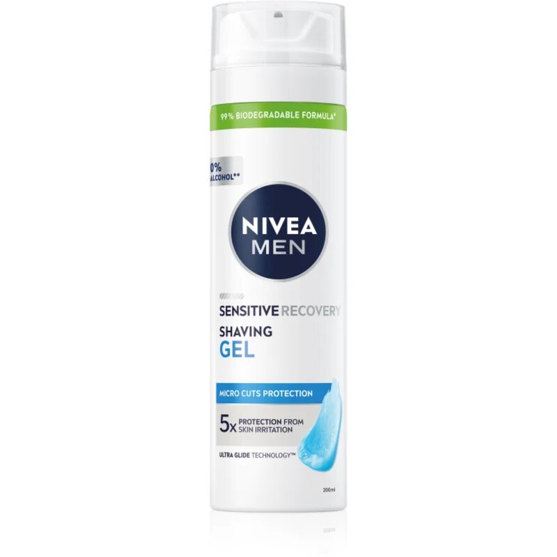 Nivea MEN Sensitive Recovery borotválkozási gél uraknak 200 ml
