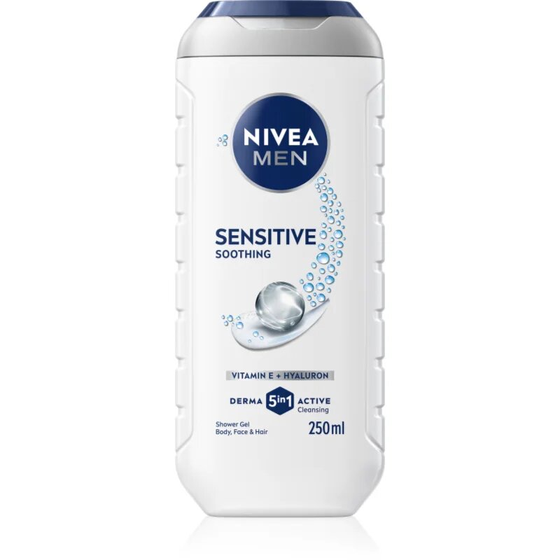 Nivea MEN Sensitive tusfürdő gél uraknak 250 ml