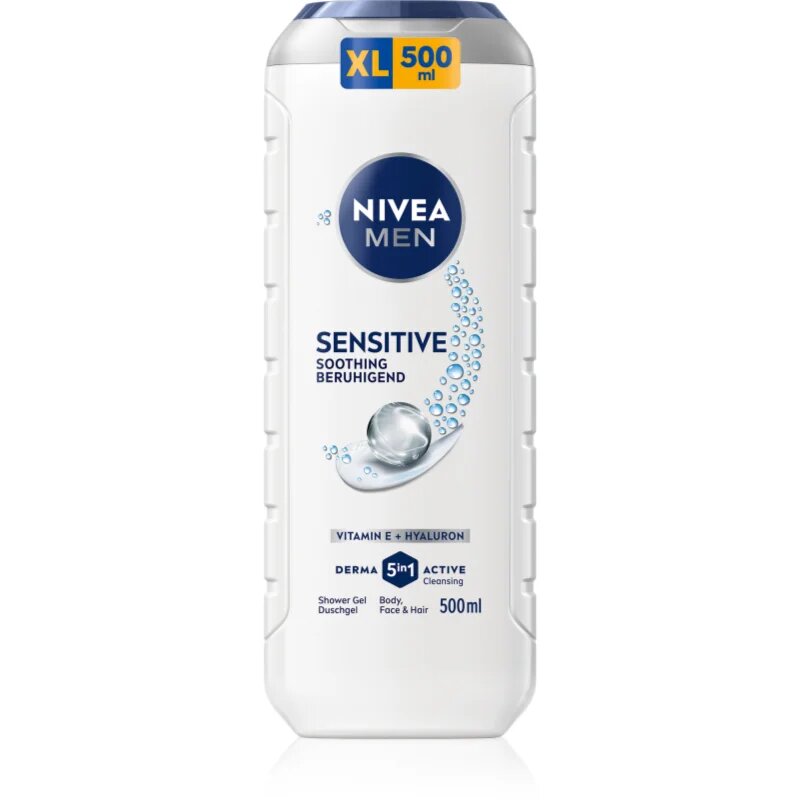 Nivea MEN Sensitive tusfürdő gél uraknak 500 ml