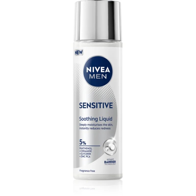 Nivea MEN Sensitive ultra könnyű fluid az arcbőr megnyugtatására 100 ml