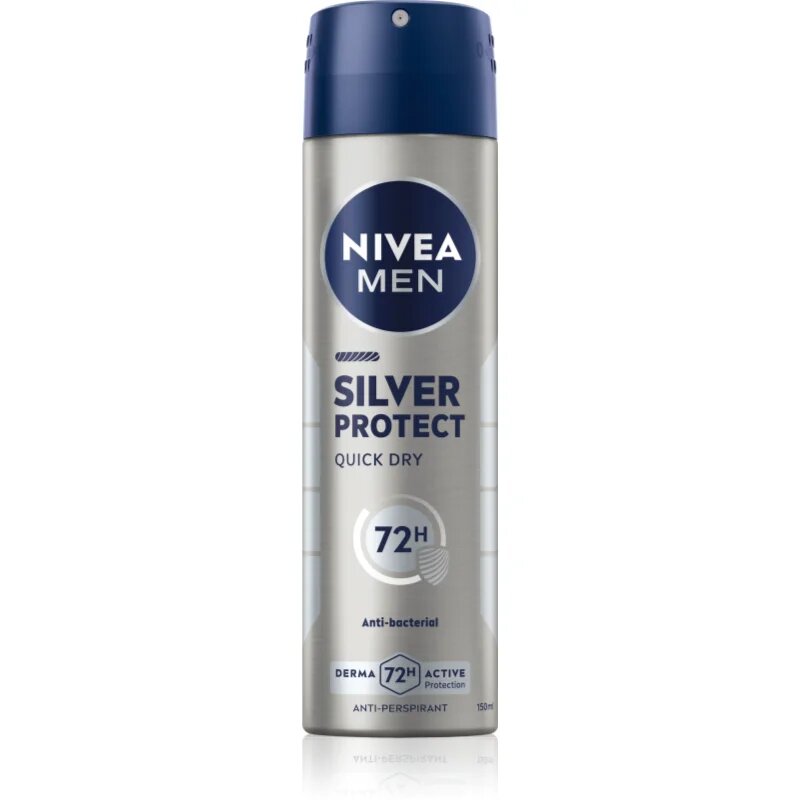Nivea MEN Silver Protect izzadásgátló spray 72 óra 150 ml