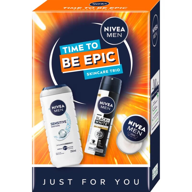 Nivea MEN Time to Be Epic ajándékszett testre