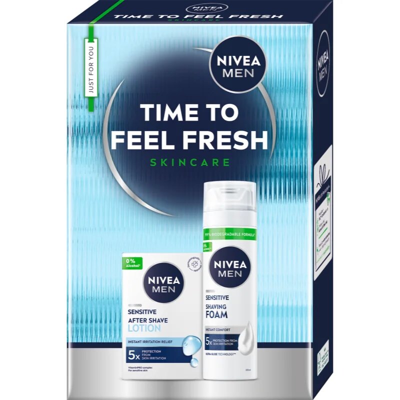 Nivea MEN Time to Feel Fresh ajándékszett borotválkozáshoz