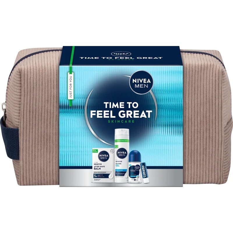 Nivea MEN Time to Feel Great ajándékszett az érzékeny arcbőrre