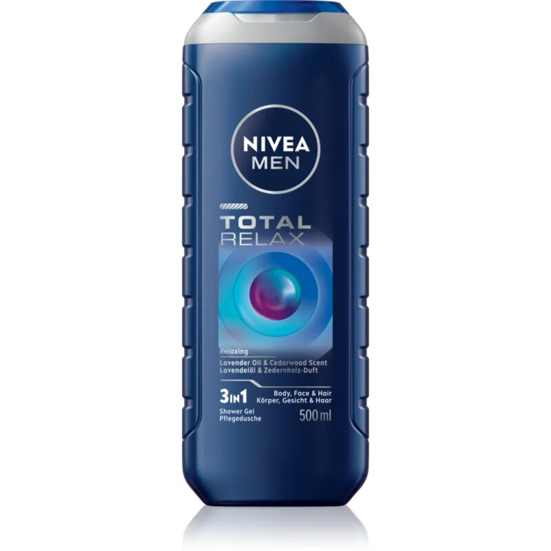 Nivea MEN Total Relax relaxáló tusfürdő gél 500 ml