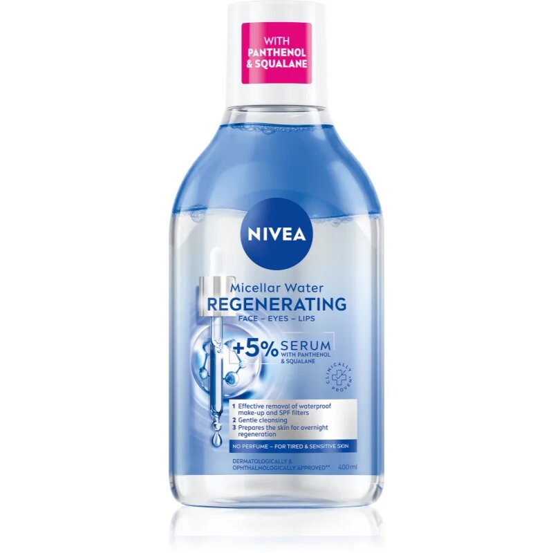 Nivea Micellar Regenerating tisztító micellás víz regeneráló hatással 400 ml