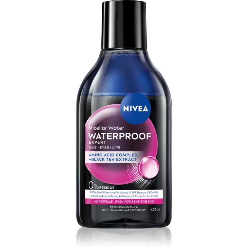 Nivea Micellar Waterproof kétfázisú micellás víz 400 ml