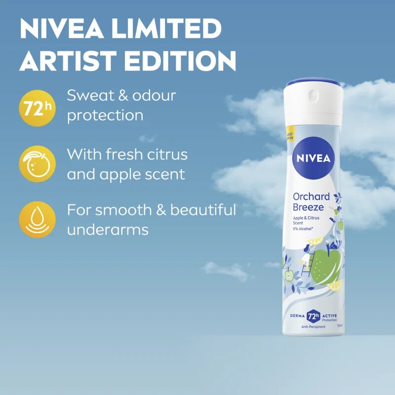 Nivea Orchard Breeze izzadásgátló spray 150 ml