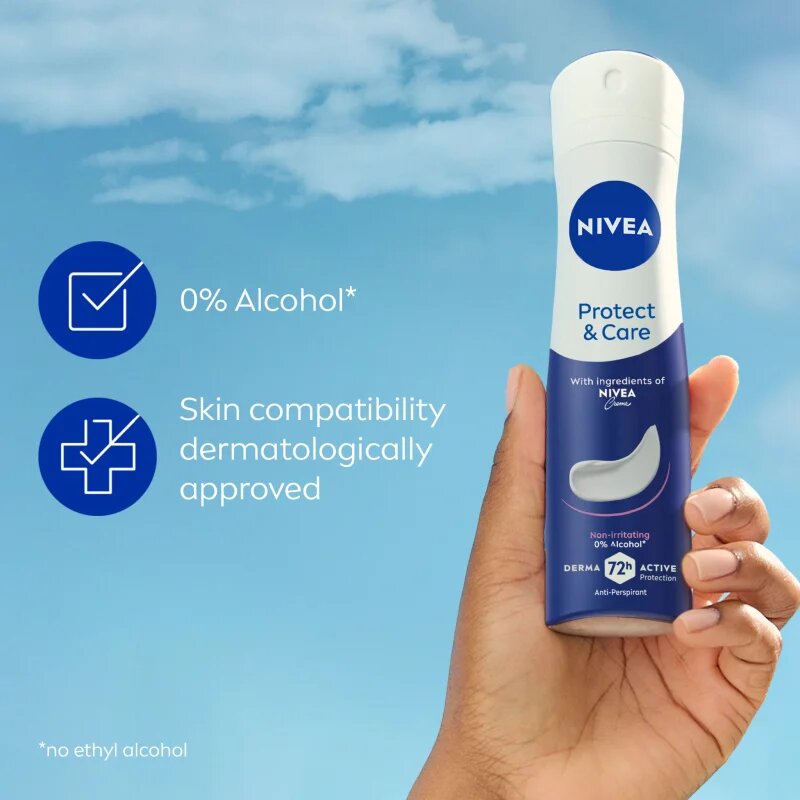 Nivea Protect & Care izzadásgátló spray takarékos kiszerelés