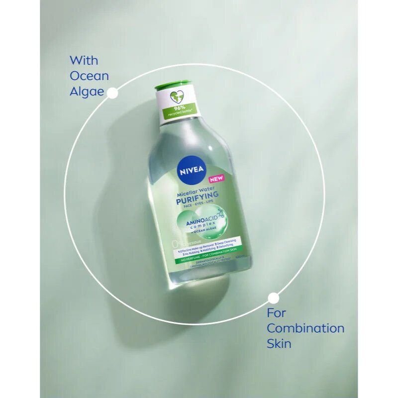 Nivea Purifying tisztító micellás víz 400 ml