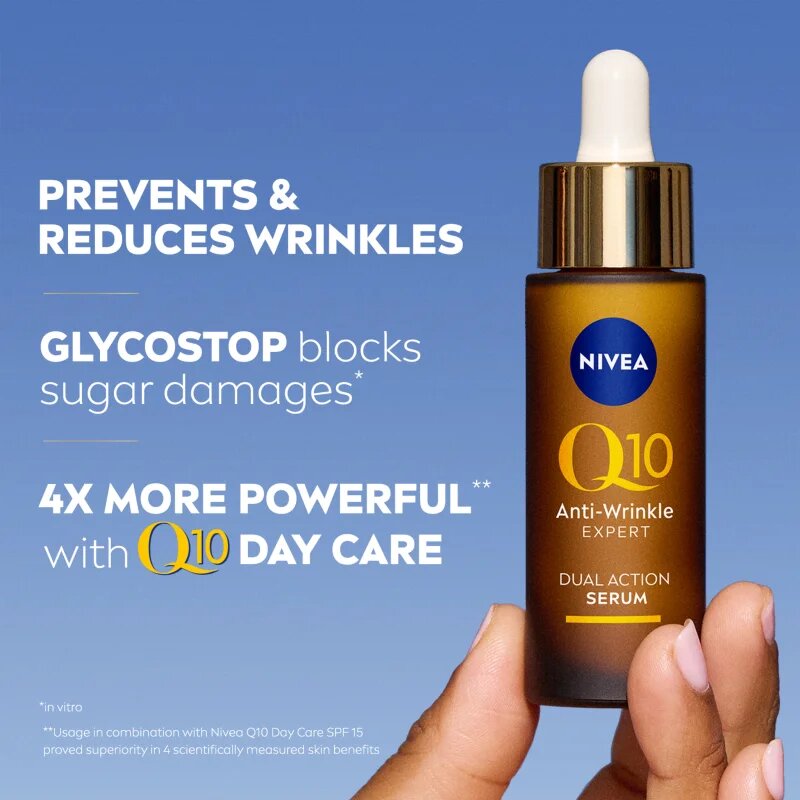 Nivea Q10 Anti-Wrinkle Expert dual szérum a ráncok ellen 30 ml