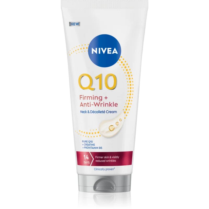 Nivea Q10 Firming + Anti-Wrinkle feszesítő krém nyakra és dekoltázsra 200 ml