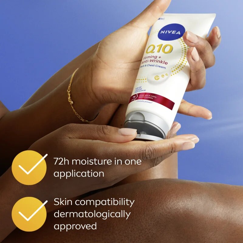 Nivea Q10 Firming + Anti-Wrinkle feszesítő krém nyakra és dekoltázsra 200 ml