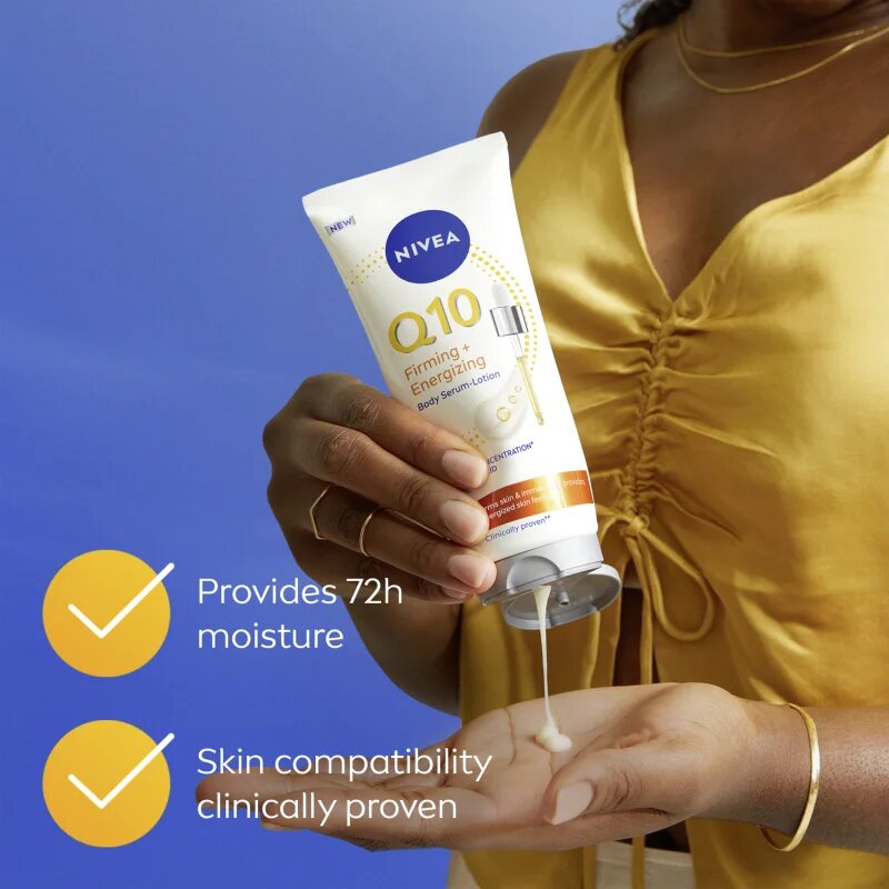 Nivea Q10 Firming + Energizing bőrfeszesítő testszérum 200 ml