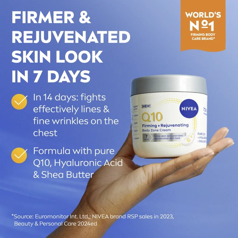 Nivea Q10 Firming & Rejuvenating feszesítő testkrém 400 ml