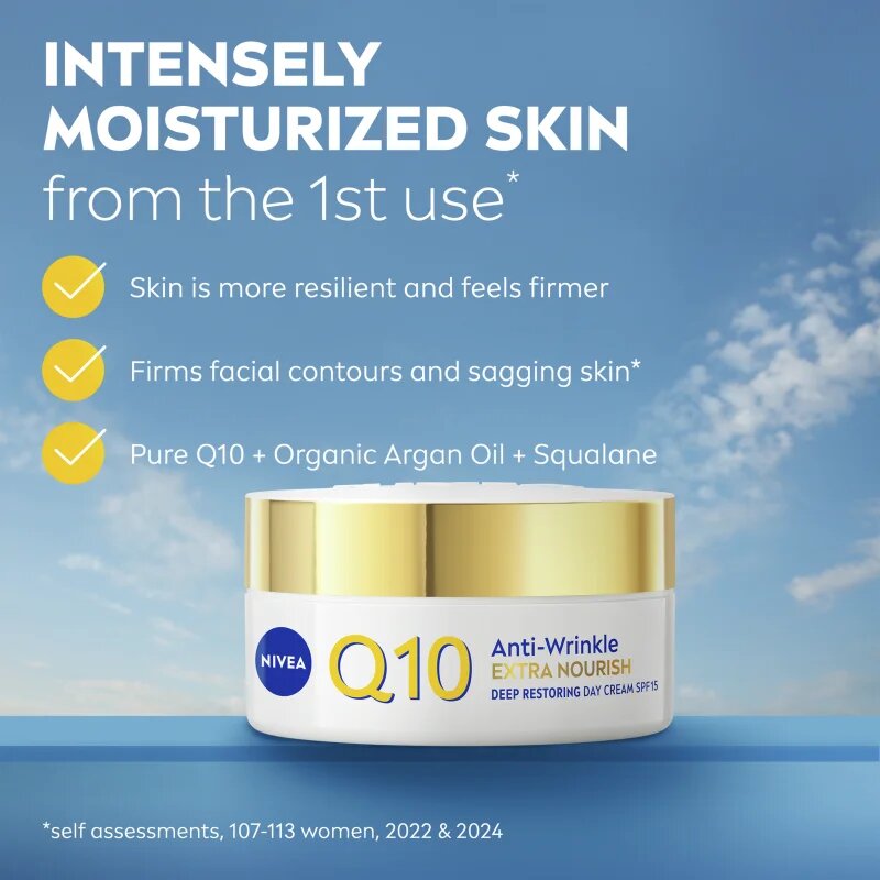 Nivea Q10 Power tápláló nappali krém a ráncok ellen 50 ml