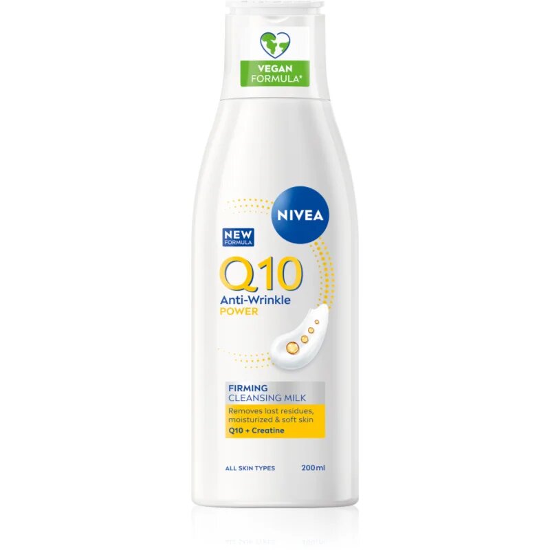 Nivea Q10 Power tisztító arctej a ráncok ellen 200 ml
