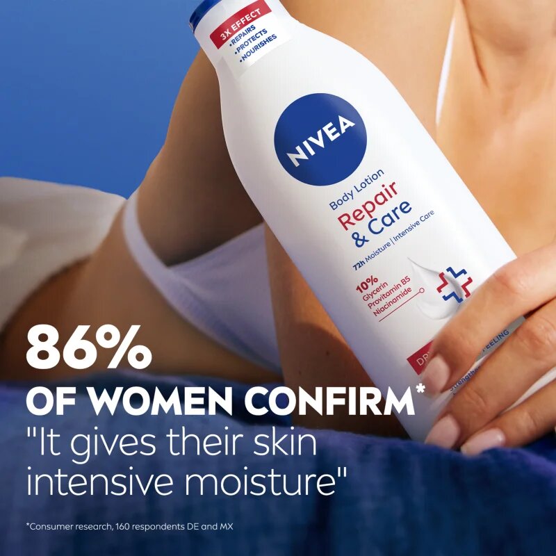 Nivea Repair & Care regeneráló testápoló tej 400 ml