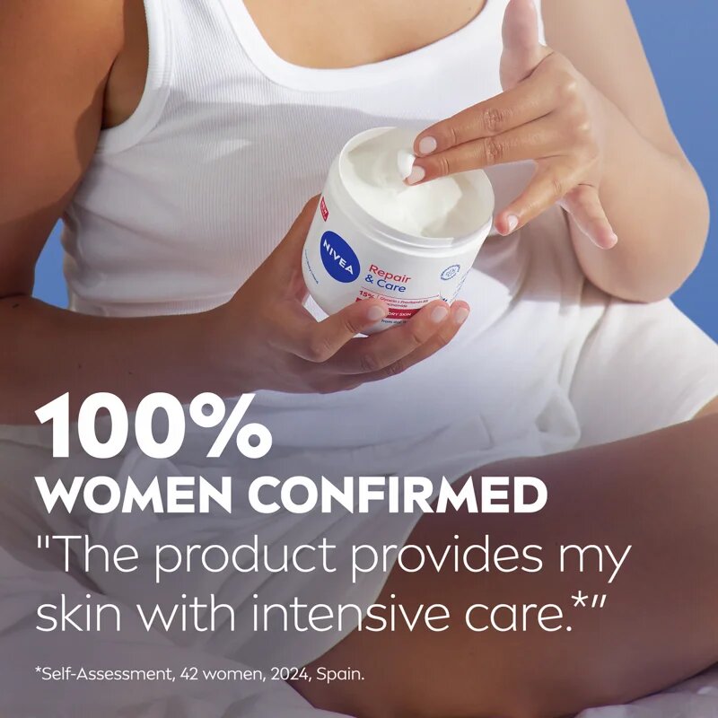 Nivea Repair & Care tápláló regeneráló krém száraz bőrre 400 ml