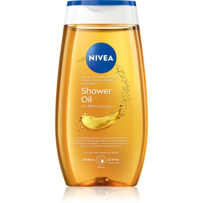 Nivea Rich Care ápoló tusoló olaj 200 ml
