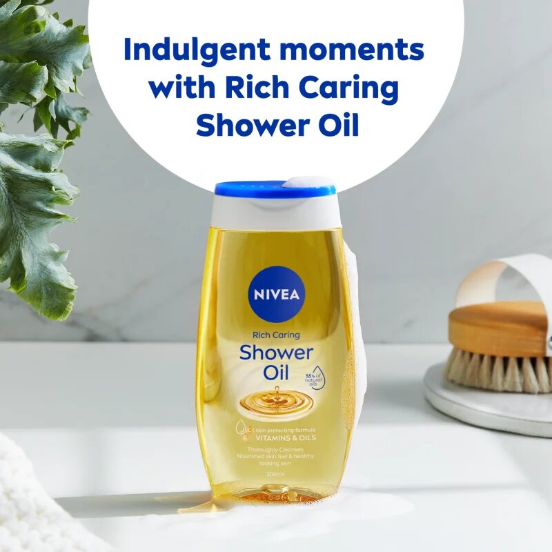 Nivea Rich Care tusoló olaj száraz bőrre 3 x 200 ml