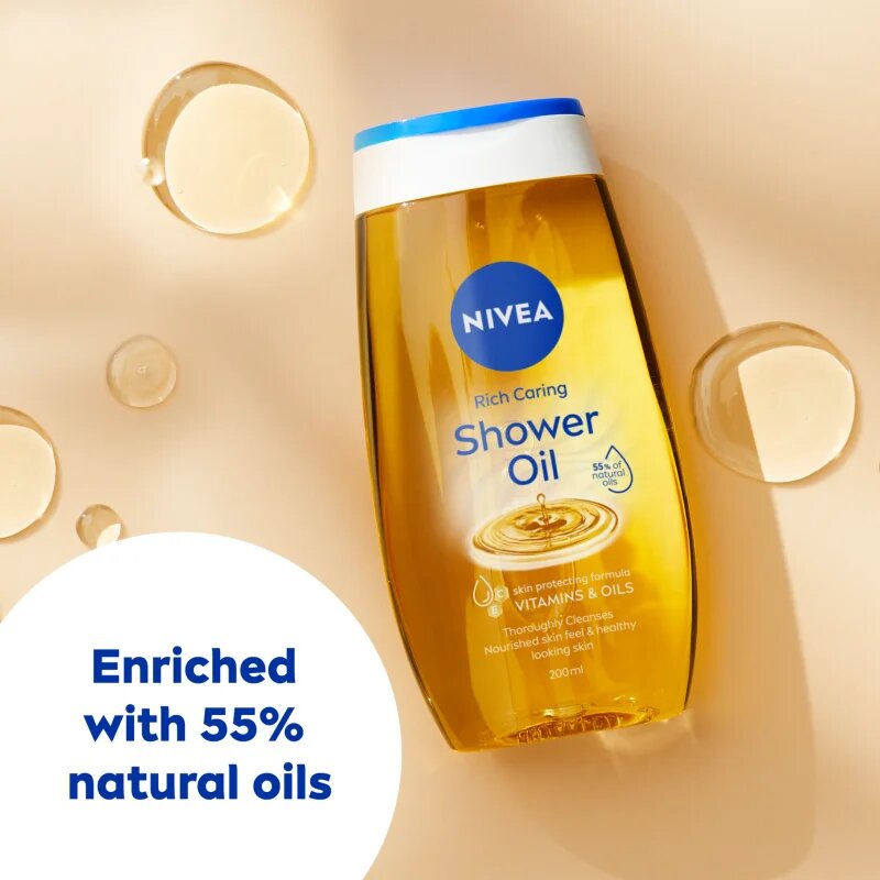 Nivea Rich Care tusoló olaj száraz bőrre 3 x 200 ml