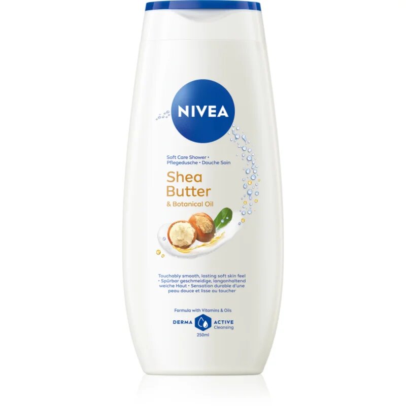 Nivea Shea Butter & Botanical Oil krémes tusoló gél 250 ml