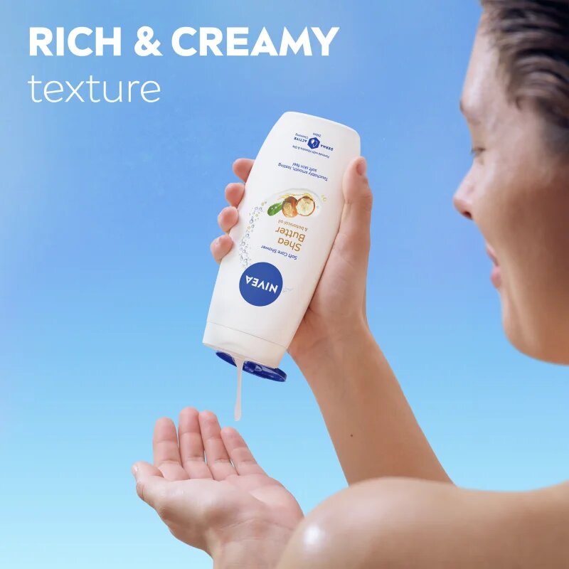 Nivea Shea Butter & Botanical Oil krémes tusoló gél 250 ml