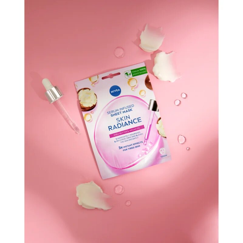 Nivea Skin Radiance fehérítő gézmaszk 1 db