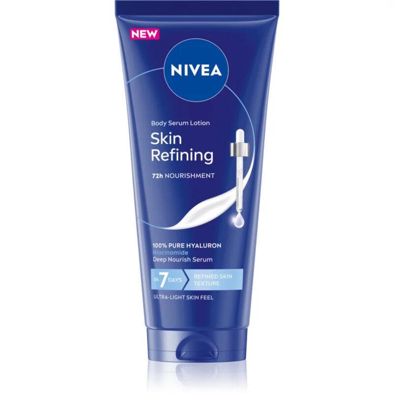 Nivea Skin Refining testápoló szérum a táplálásért és hidratálásért 200 ml