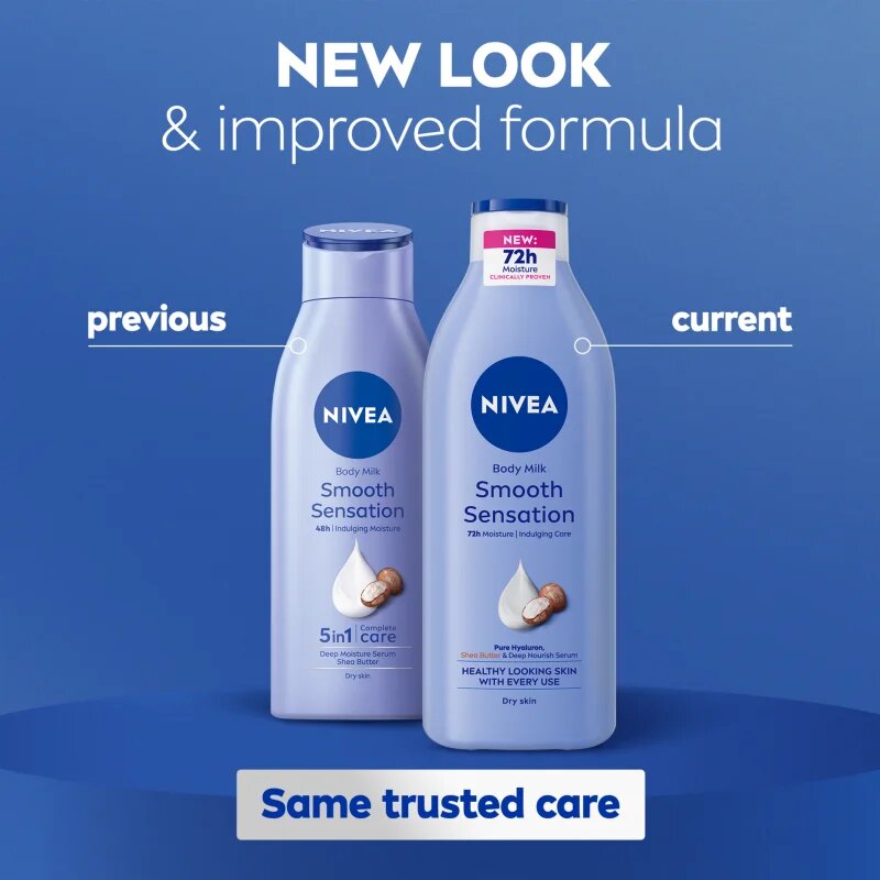 Nivea Smooth Sensation testápoló tej 250 ml