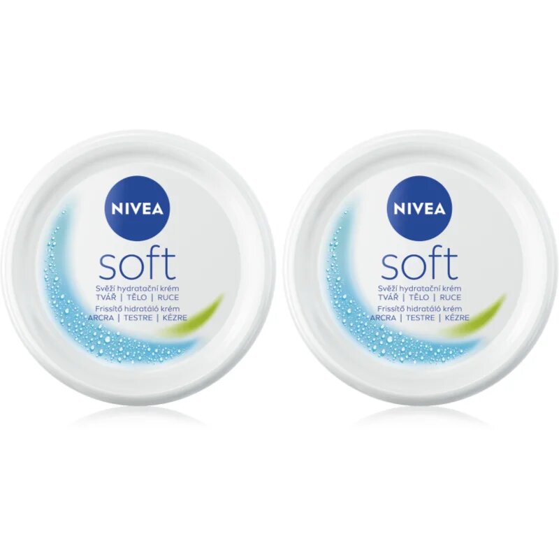 Nivea Soft frissítő hidratáló krém takarékos kiszerelés