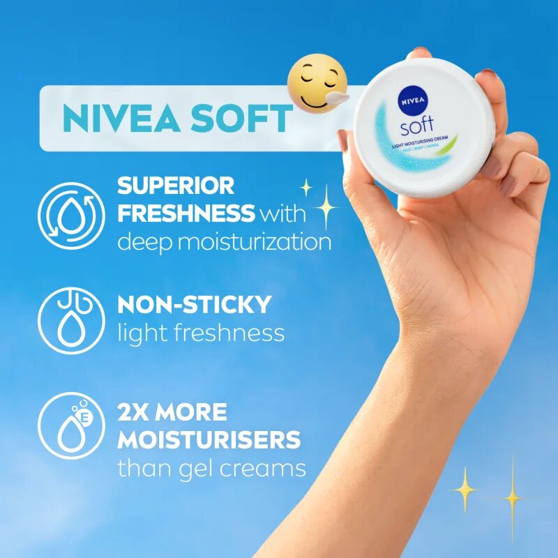 Nivea Soft hidratáló krém 300 ml