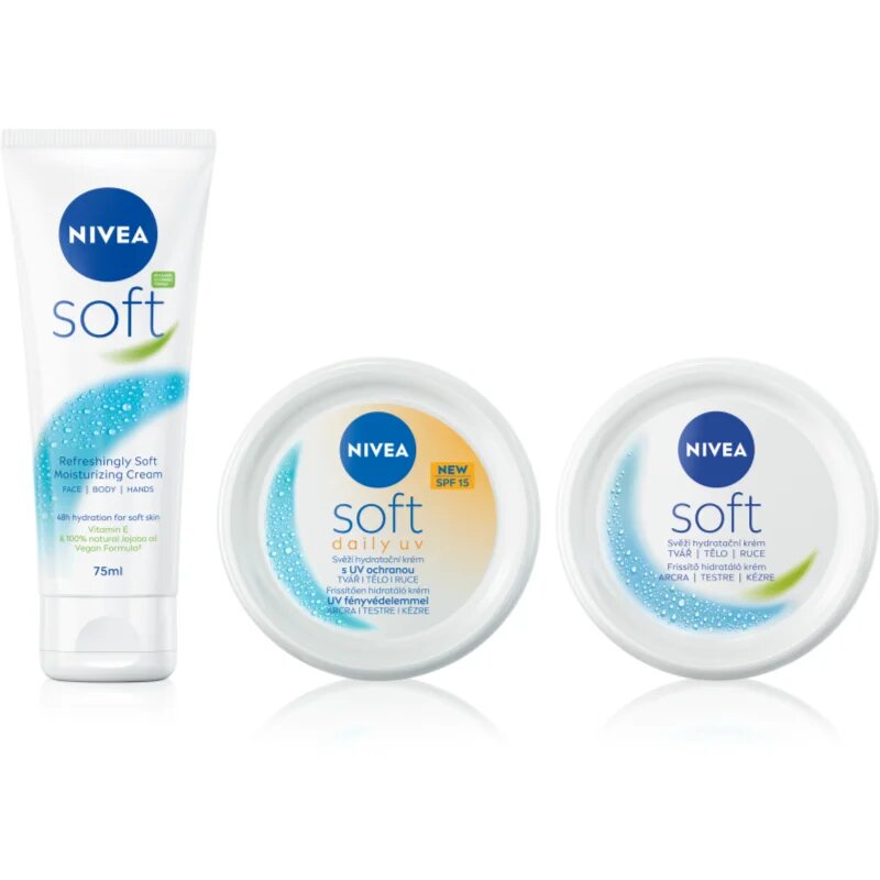 Nivea Soft szett a táplálásért és hidratálásért