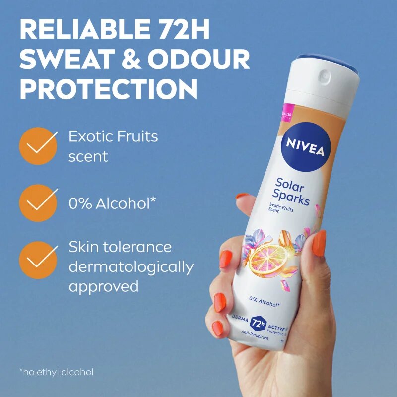 Nivea Solar Sparks izzadásgátló spray 150 ml
