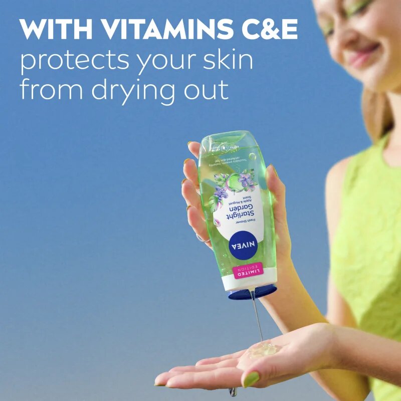 Nivea Starlight Garden felfrissítő tusfürdő gél limitált kiadás 250 ml