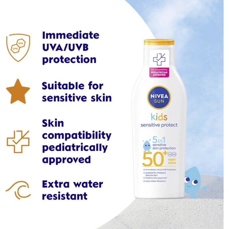 Nivea SUN Kids gyermek napozótej SPF 50+ 200 ml