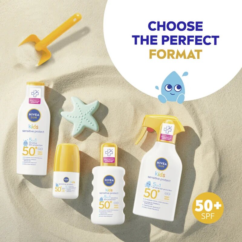 Nivea SUN Kids gyermek napozótej SPF 50+ 200 ml