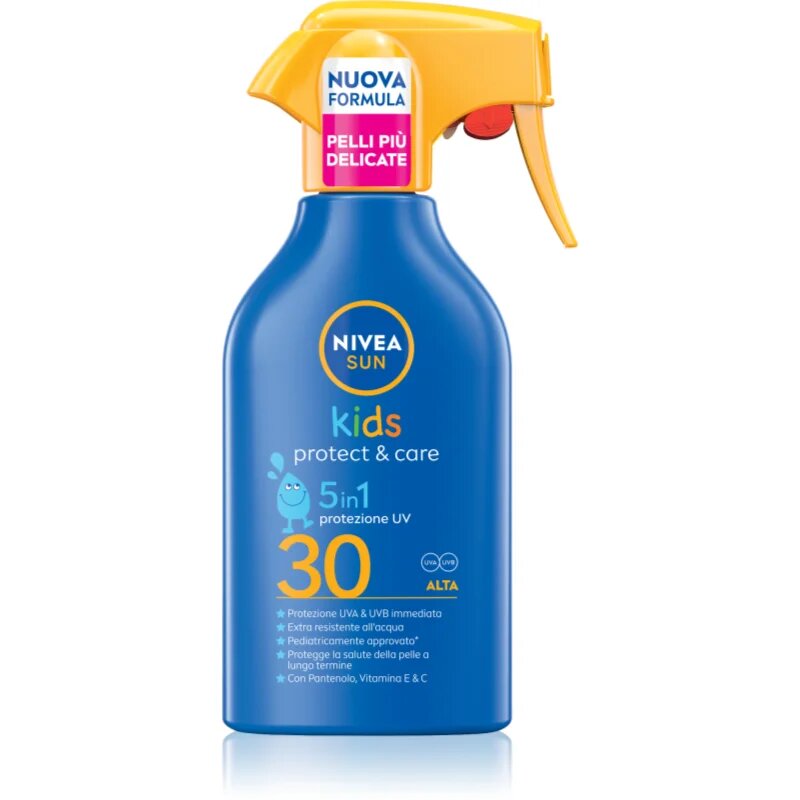 Nivea SUN Kids gyermek spray a napozáshoz 5 in 1 SPF 30 250 ml