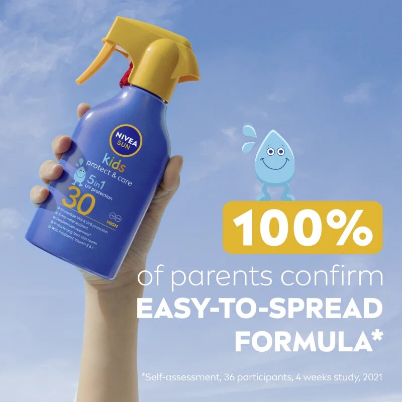 Nivea SUN Kids gyermek spray a napozáshoz SPF 30 270 ml