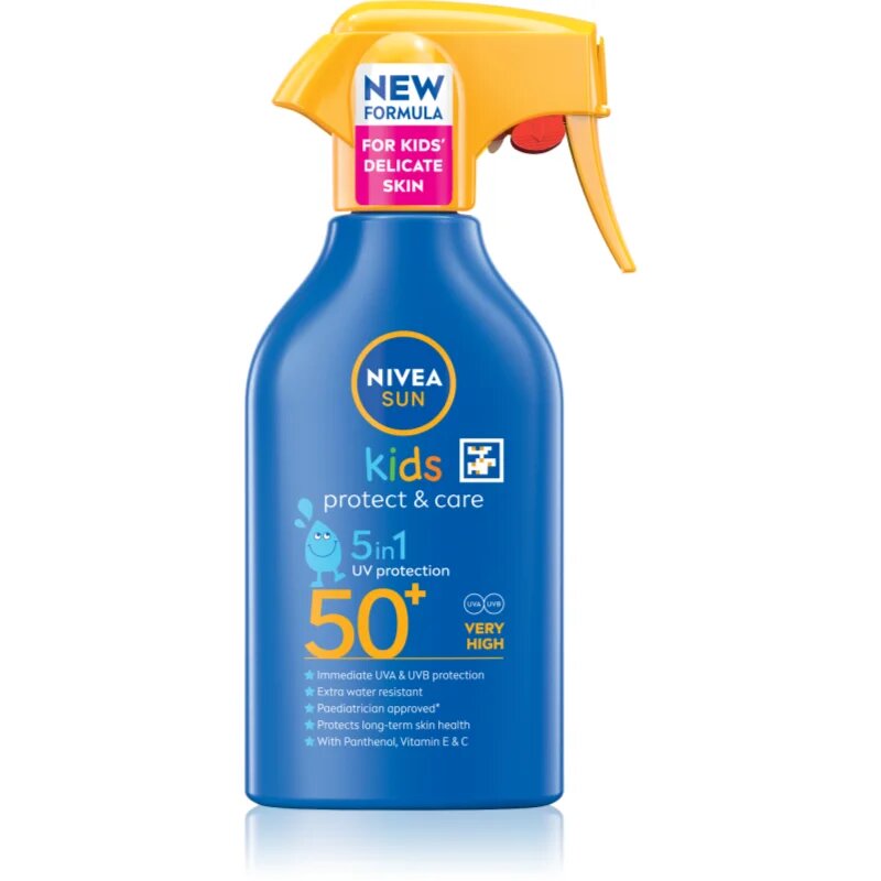 Nivea SUN Kids gyermek spray a napozáshoz SPF 50+ 250 ml
