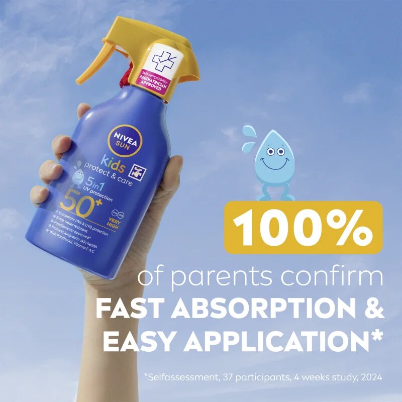 Nivea SUN Kids gyermek spray a napozáshoz SPF 50+ 250 ml