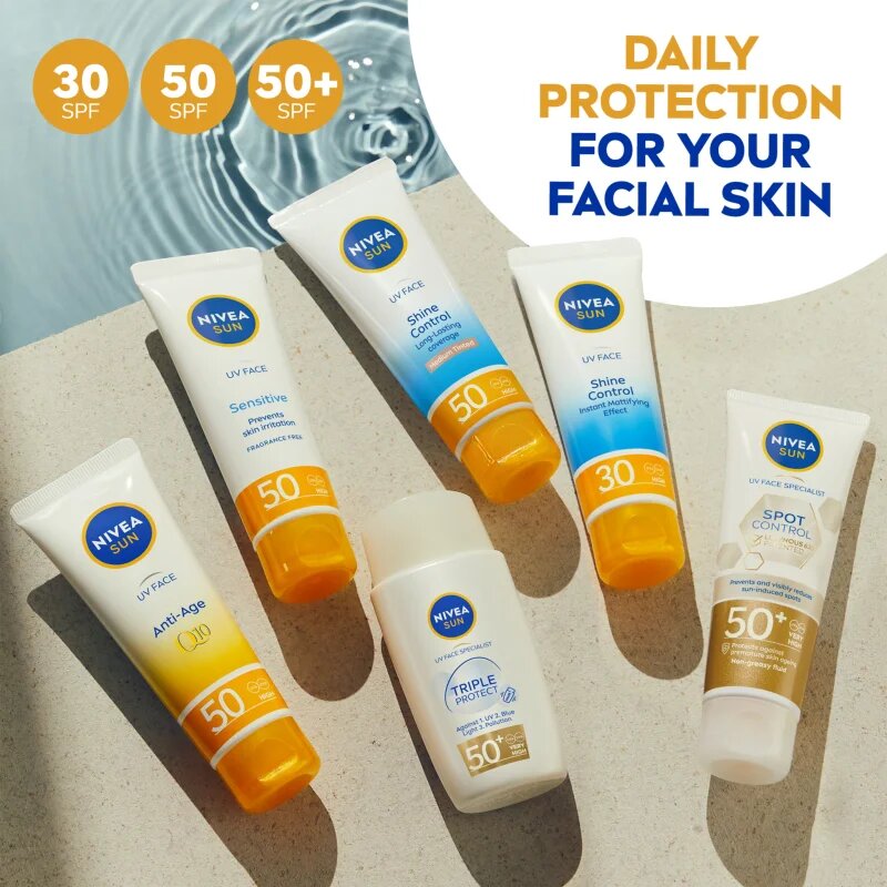 Nivea SUN ránctalanító napozókrém SPF 50 50 ml