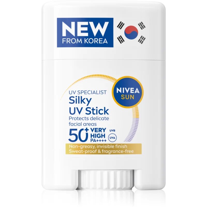 Nivea SUN Silky UV Stick napozó krém stift SPF 50+ 15 g
