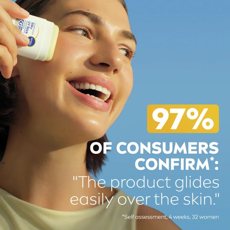Nivea SUN Silky UV Stick napozó krém stift SPF 50+ 15 g