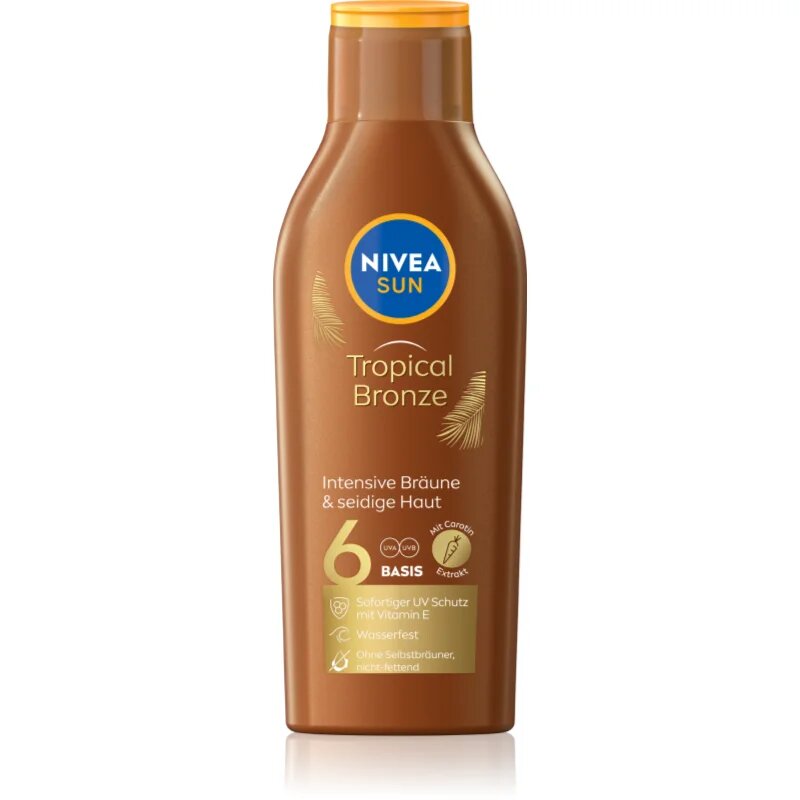 Nivea SUN Tropical Bronze napozótej SPF 6 200 ml