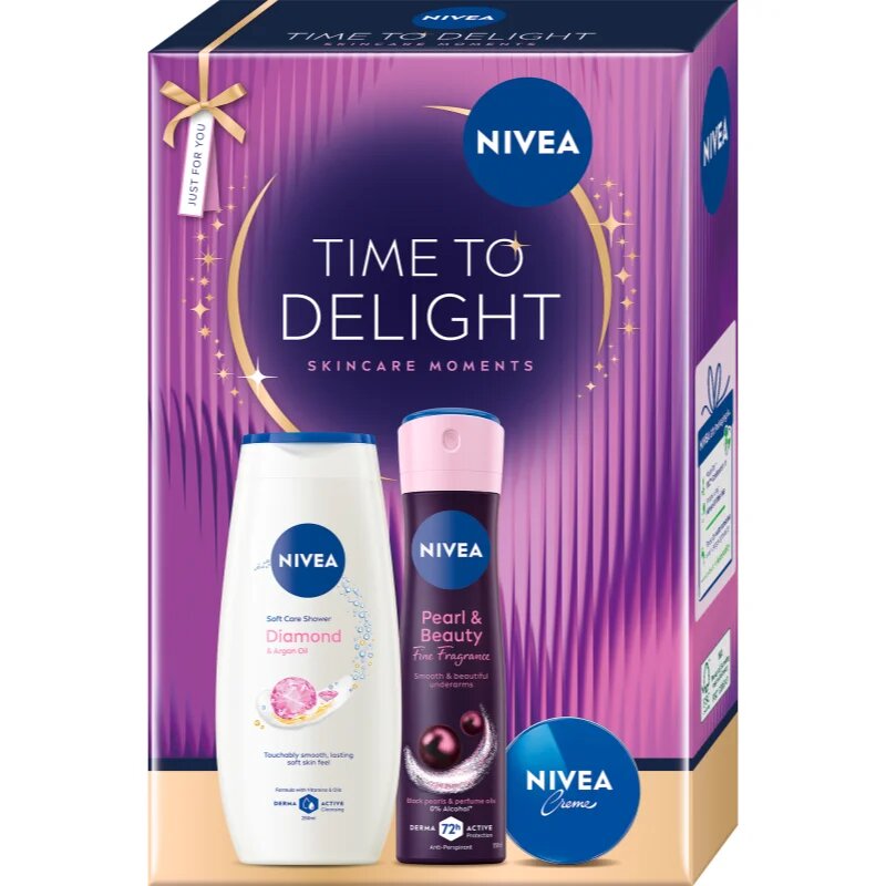 Nivea Time to Delight ajándékszett testre