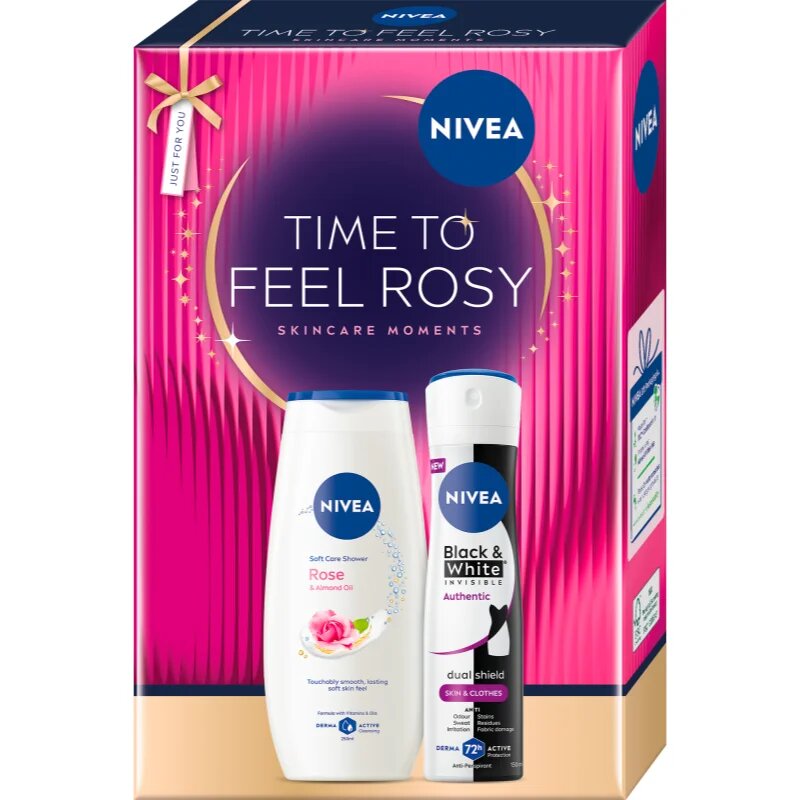 Nivea Time to Feel Rosy ajándékszett testre