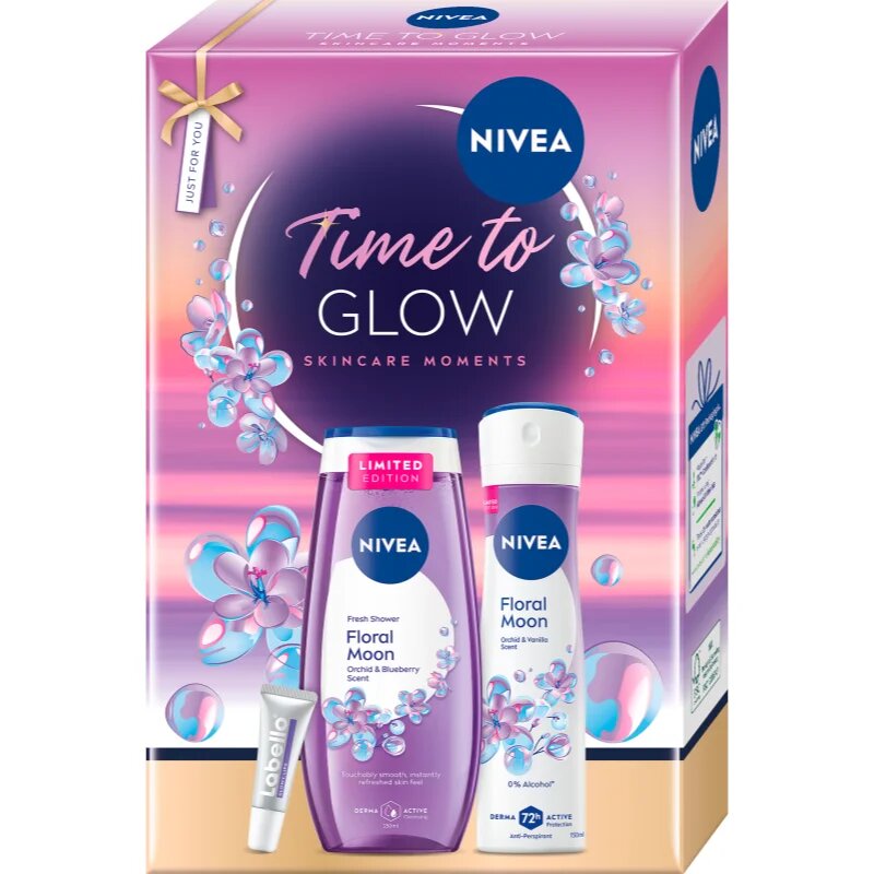 Nivea Time to Glow ajándékszett élénk és hidratált bőr
