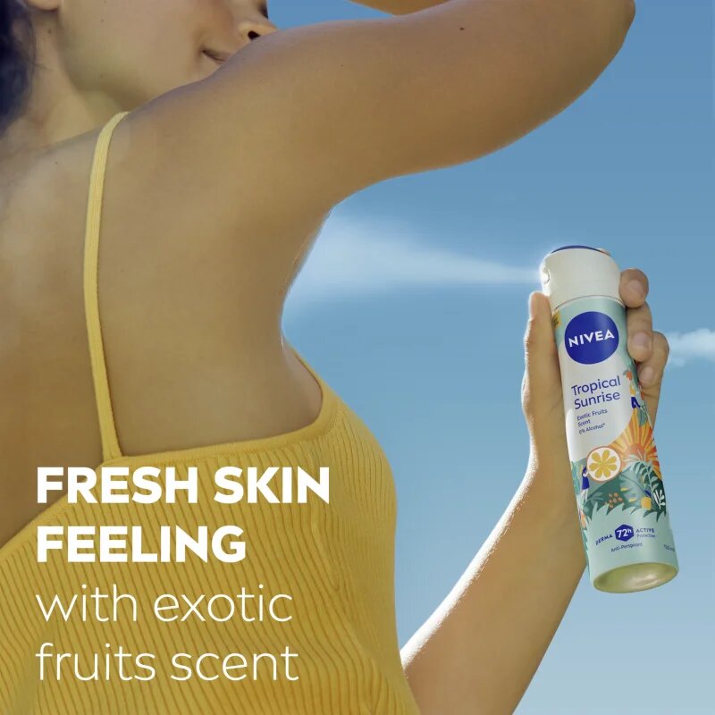 Nivea Tropical Sunrise izzadásgátló spray 150 ml